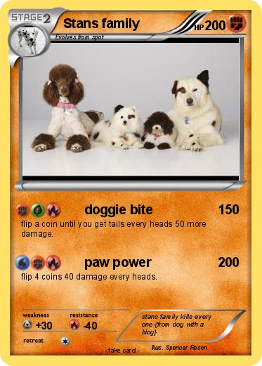 Pokemon Stans family