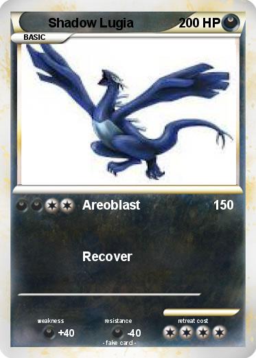 Pokemon Shadow Lugia