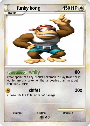 Pokemon funky kong