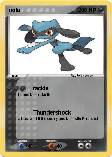 Pokemon riolu