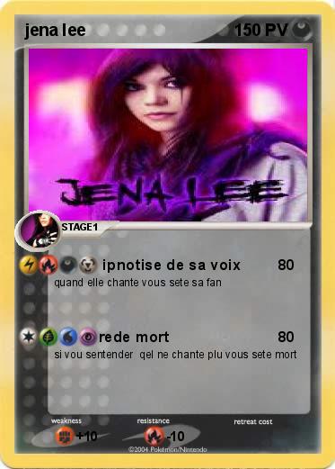 Pokemon jena lee