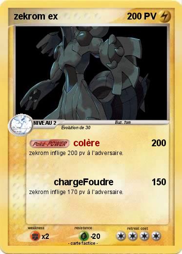 Pokemon zekrom ex