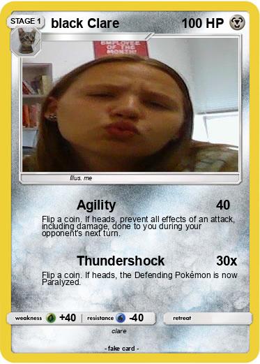 Pokemon black Clare