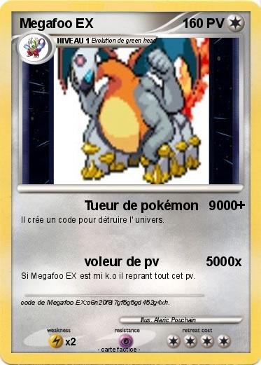 Pokemon Megafoo EX