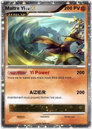 Pokemon Maitre Yi