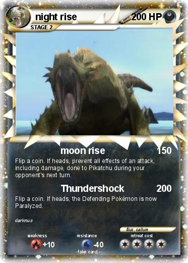 Pokemon night rise