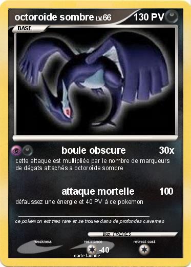 Pokemon octoroîde sombre