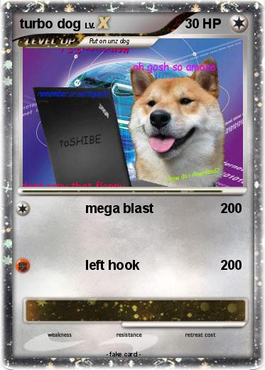 Pokemon turbo dog