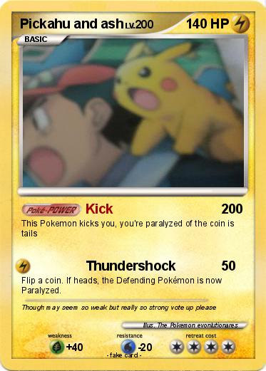 Pokemon Pickahu and ash