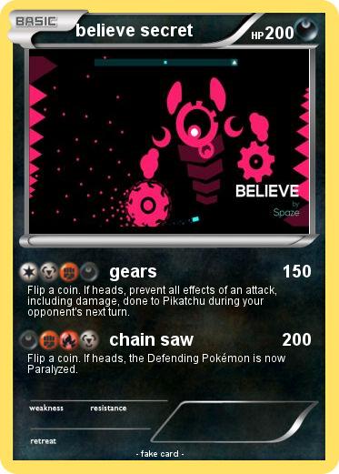 Pokemon believe secret