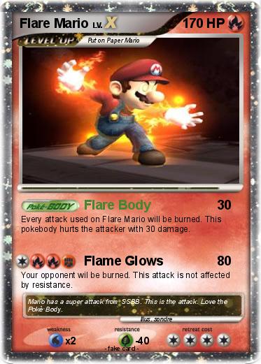 Pokemon Flare Mario