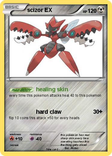 Pokemon scizor EX