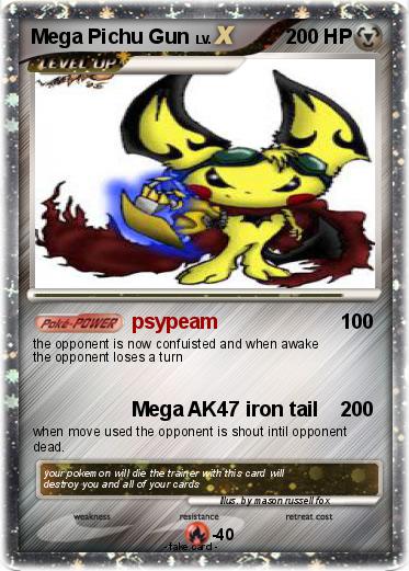 Pokemon Mega Pichu Gun