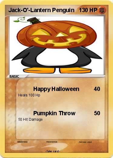 Pokemon Jack-O'-Lantern Penguin