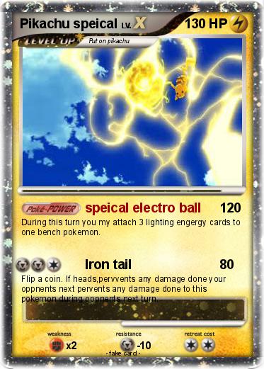 Pokemon Pikachu speical
