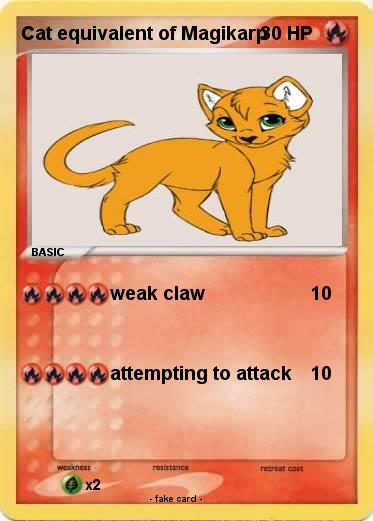 Pokemon Cat equivalent of Magikarp