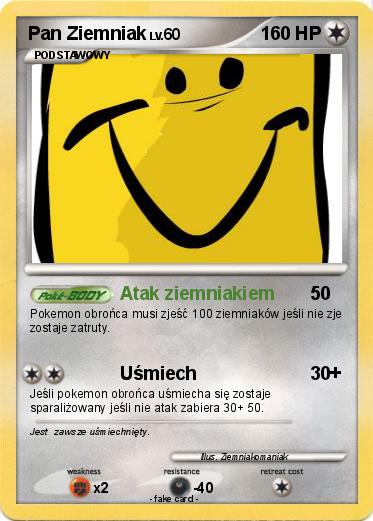 Pokemon Pan Ziemniak