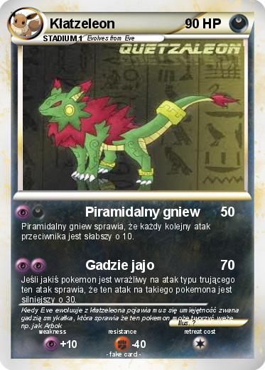 Pokemon Kłatzeleon