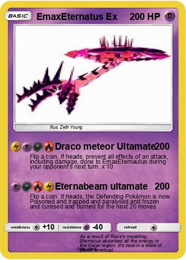 Pokemon EmaxEternatus Ex