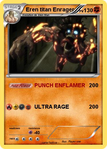 Pokemon Eren titan Enrager