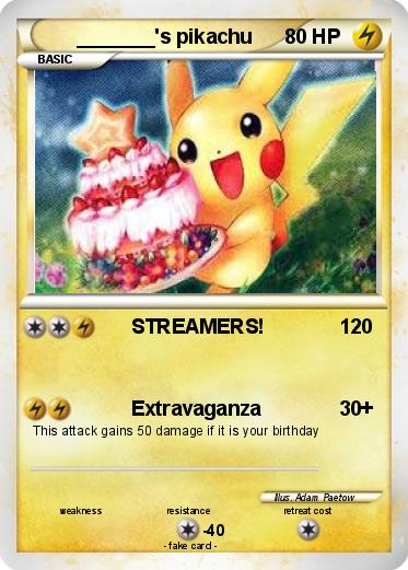Pokemon _______'s pikachu