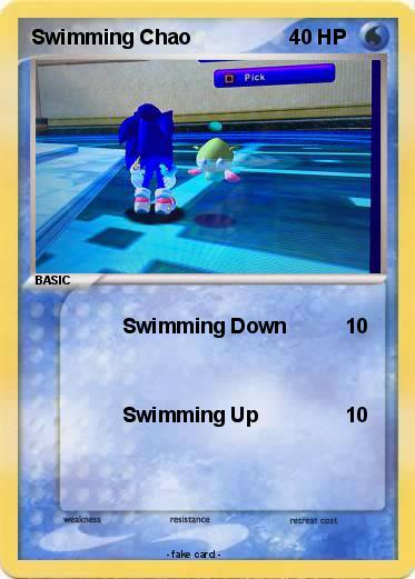 Pokemon Swimming Chao