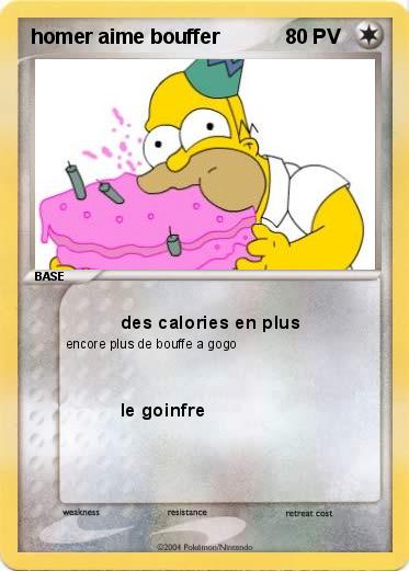 Pokemon homer aime bouffer