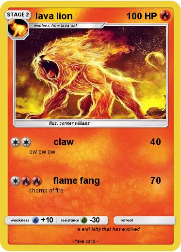 Pokemon lava lion