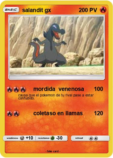 Pokemon salandit gx