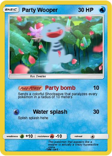 Pokemon Party Wooper