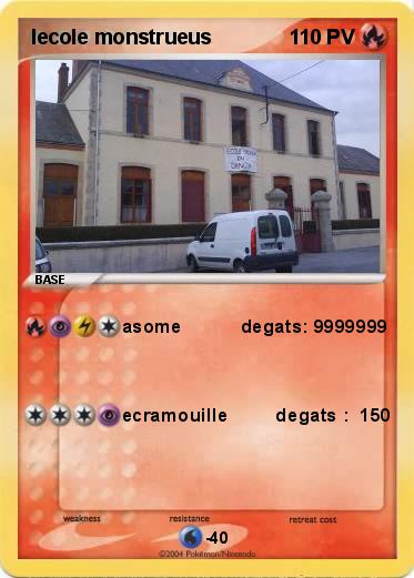 Pokemon lecole monstrueus