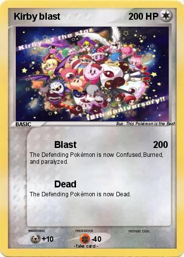 Pokemon Kirby blast