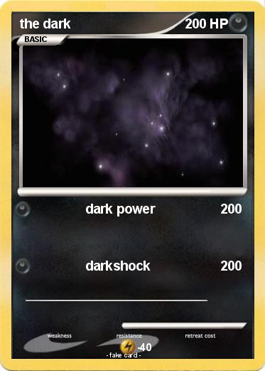 Pokemon the dark