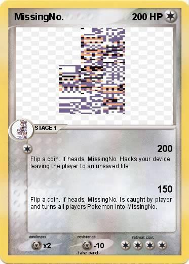 Pokemon MissingNo.