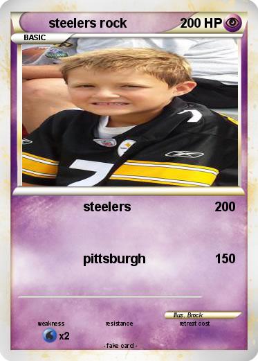 Pokemon steelers rock