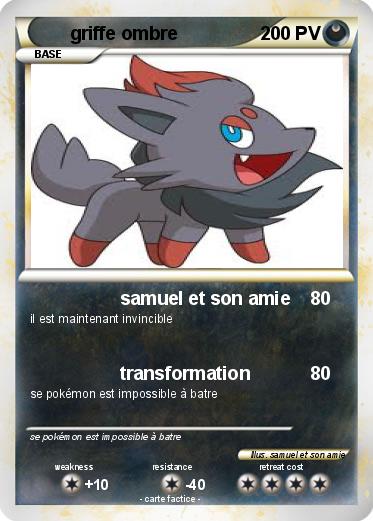 Pokemon griffe ombre
