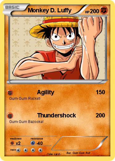 Pokemon Monkey D. Luffy