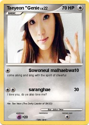 Pokemon Taeyeon "Genie
