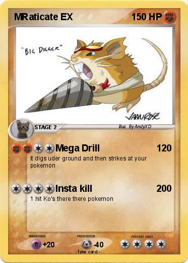 Pokemon MRaticate EX