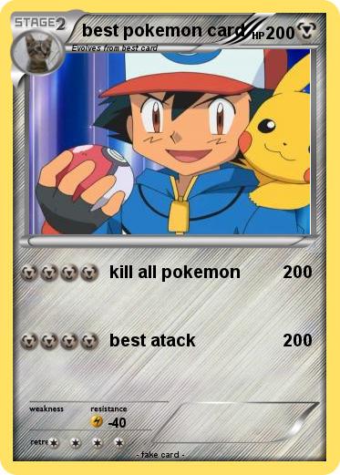 Pokemon best pokemon card
