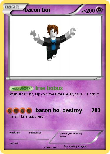Pokemon bacon boi