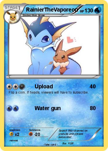 Pokemon RainierTheVaporeon