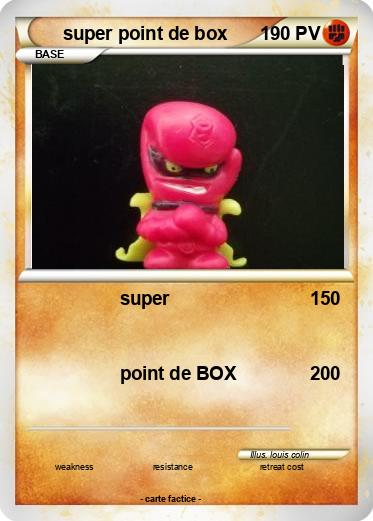 Pokemon super point de box
