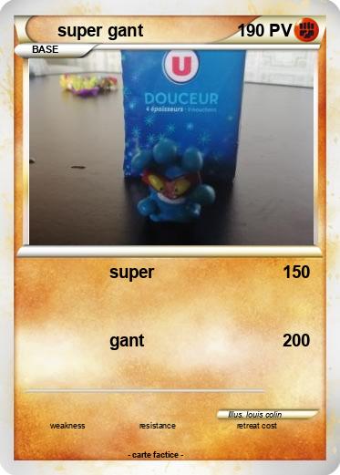 Pokemon super gant