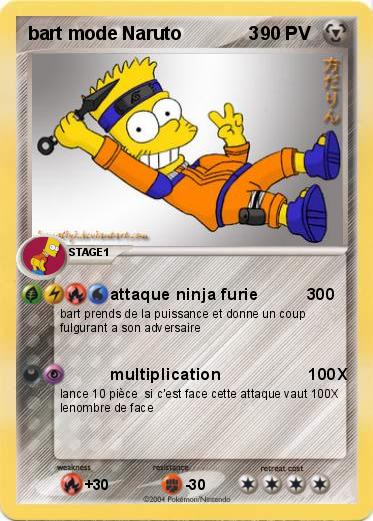 Pokemon bart mode Naruto             3