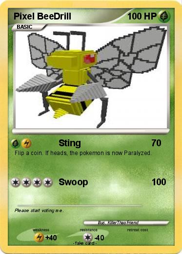 Pokemon Pixel BeeDrill