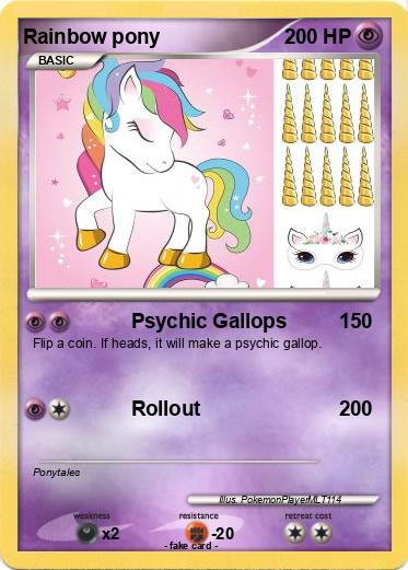 Pokemon Rainbow pony