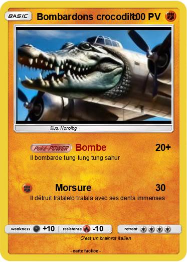 Pokemon Bombardons crocodilo