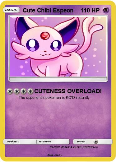 Pokemon Cute Chibi Espeon