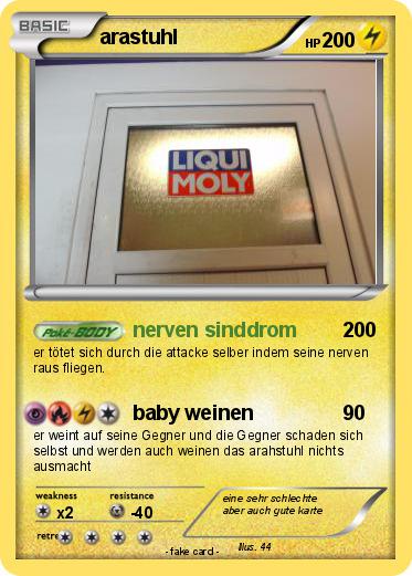 Pokemon arastuhl